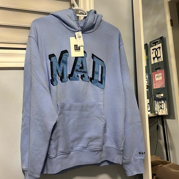 Madhappy X Gap collab M blue hoodie NWT - Picture 2 of 4